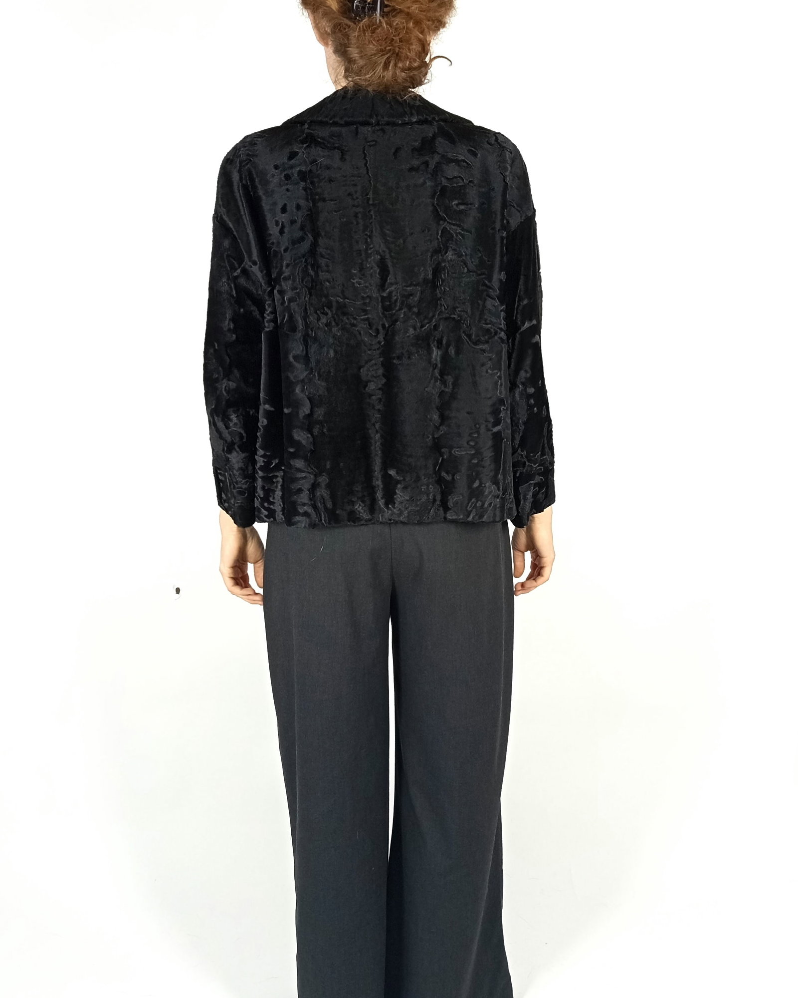 BROADTAIL PERSIAN LAMB FUR JACKET EU: L ; US: 16 - 9