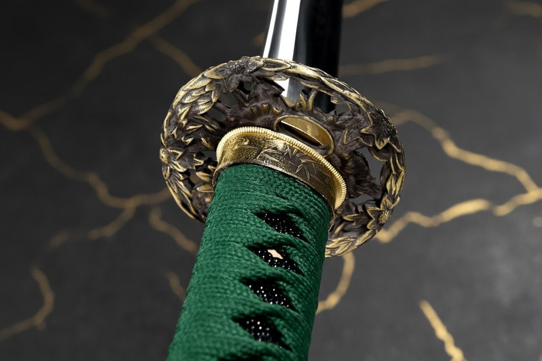 30" Hand-Forged T10 Carbon Steel Wakizashi Sharp Clay Tempered Real Hamon - 6