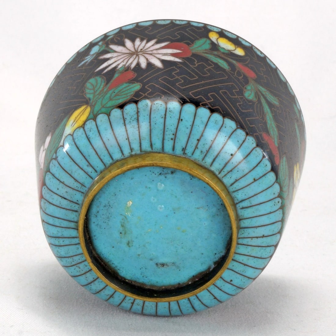 Qing Chinese Tea Saucer/Cloisonne Teacup - 10