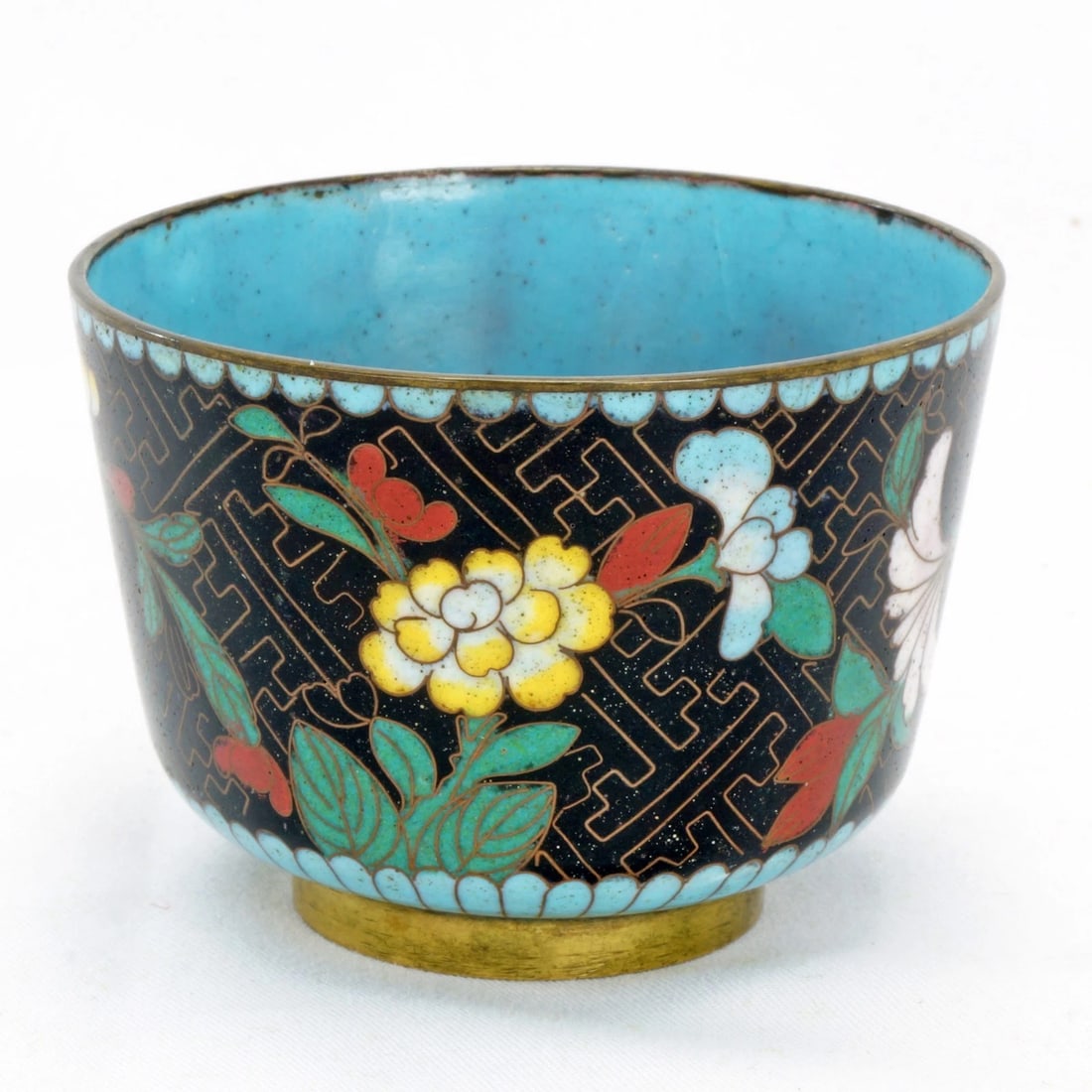 Qing Chinese Tea Saucer/Cloisonne Teacup - 5