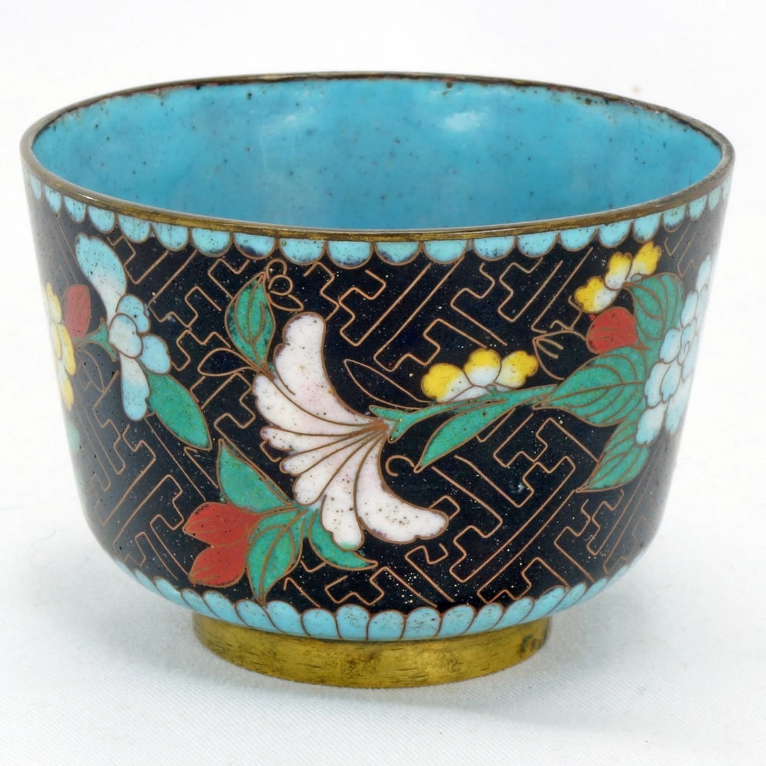 Qing Chinese Tea Saucer/Cloisonne Teacup - 6