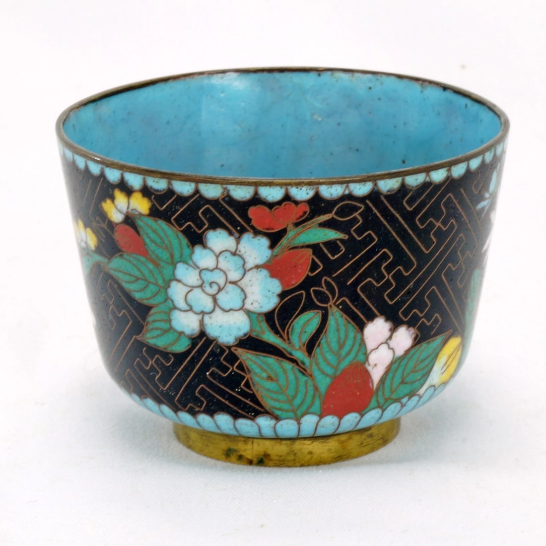 Qing Chinese Tea Saucer/Cloisonne Teacup - 7