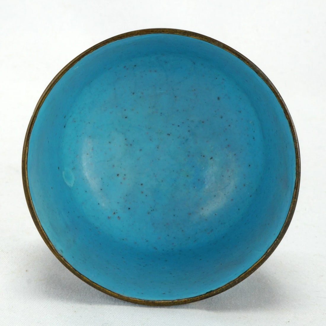 Qing Chinese Tea Saucer/Cloisonne Teacup - 9