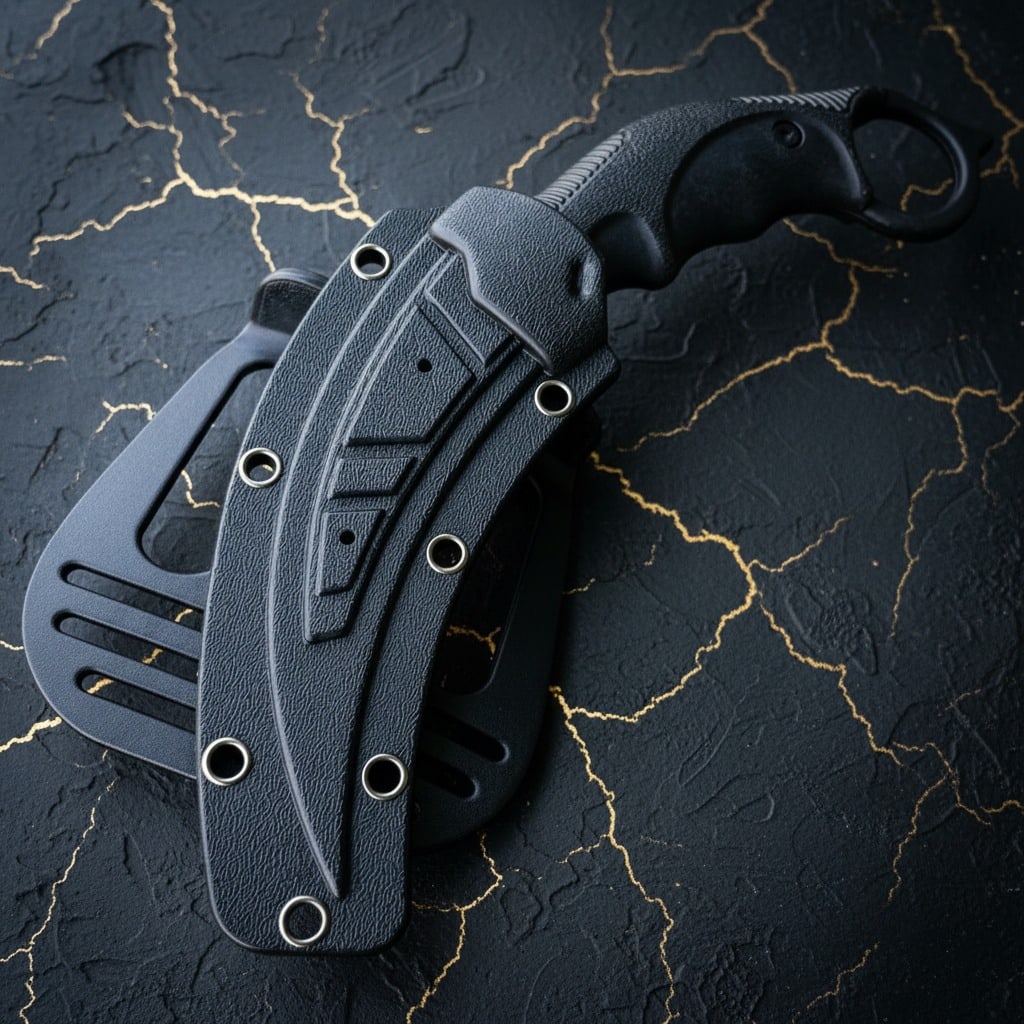 7.5" Fixed Blade Tactical Karambit Knife Survival Hunting Combat Tool EDC - 5