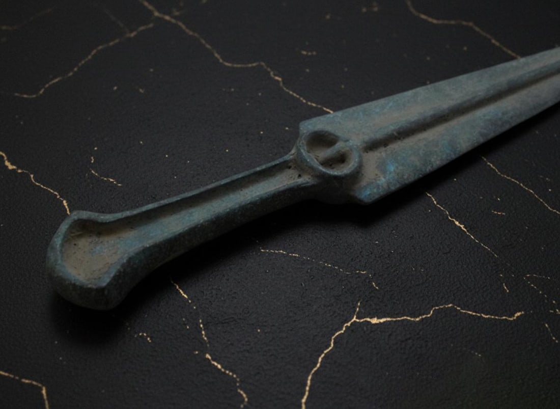Ancient Scythian Style Bronze Akinakes Short Sword Museum Display Piece - 3