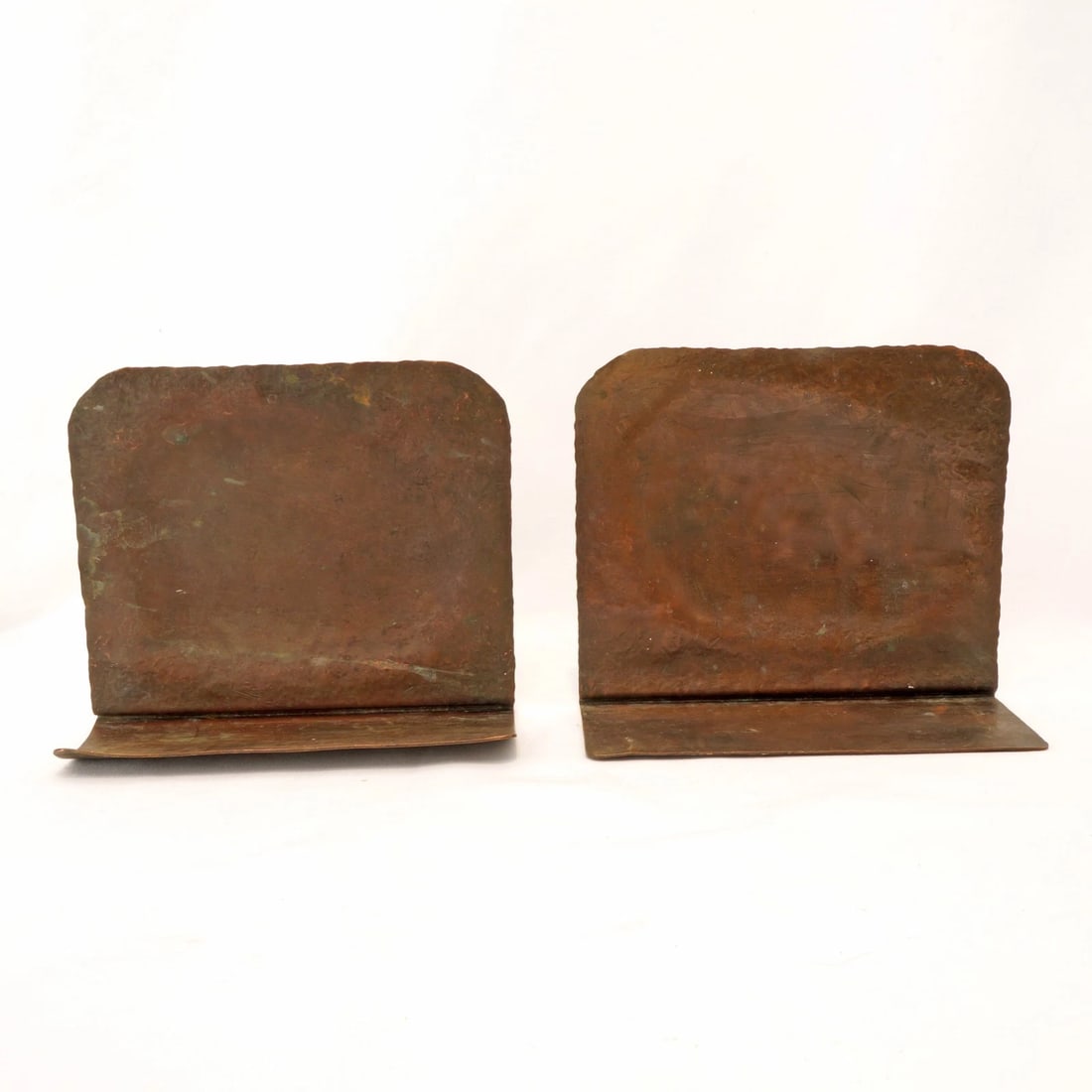 Pair 1920s Copper Bookends Viking Ship - 4