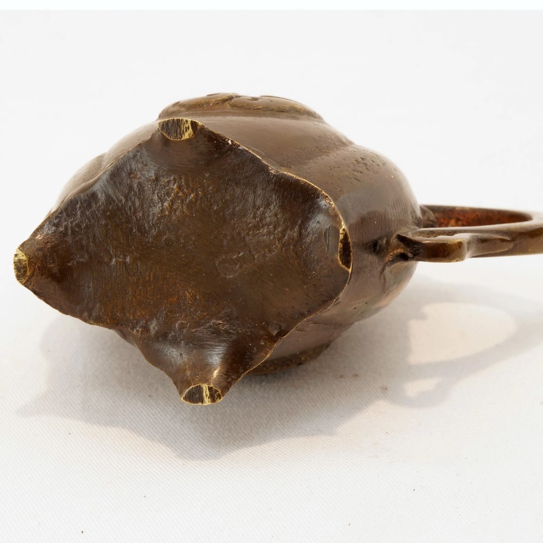 J19th C Japanese Gilt Bronze Water Dropper - 8