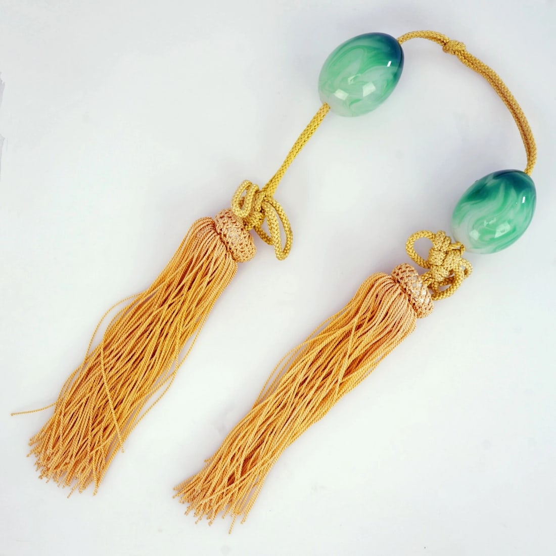 Japanese Glass Hanging Scroll Weights - 3