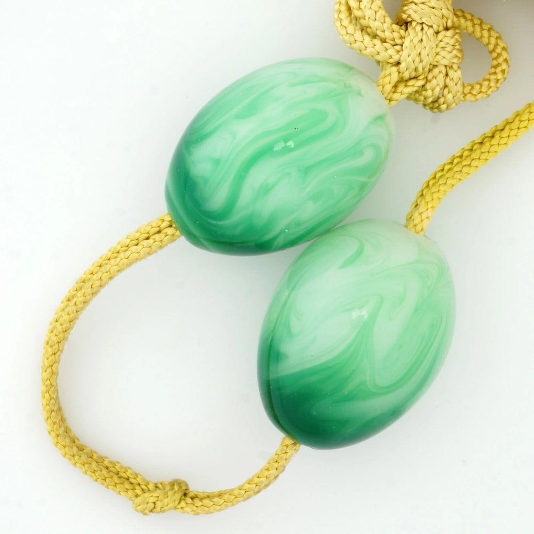 Japanese Glass Hanging Scroll Weights - 5