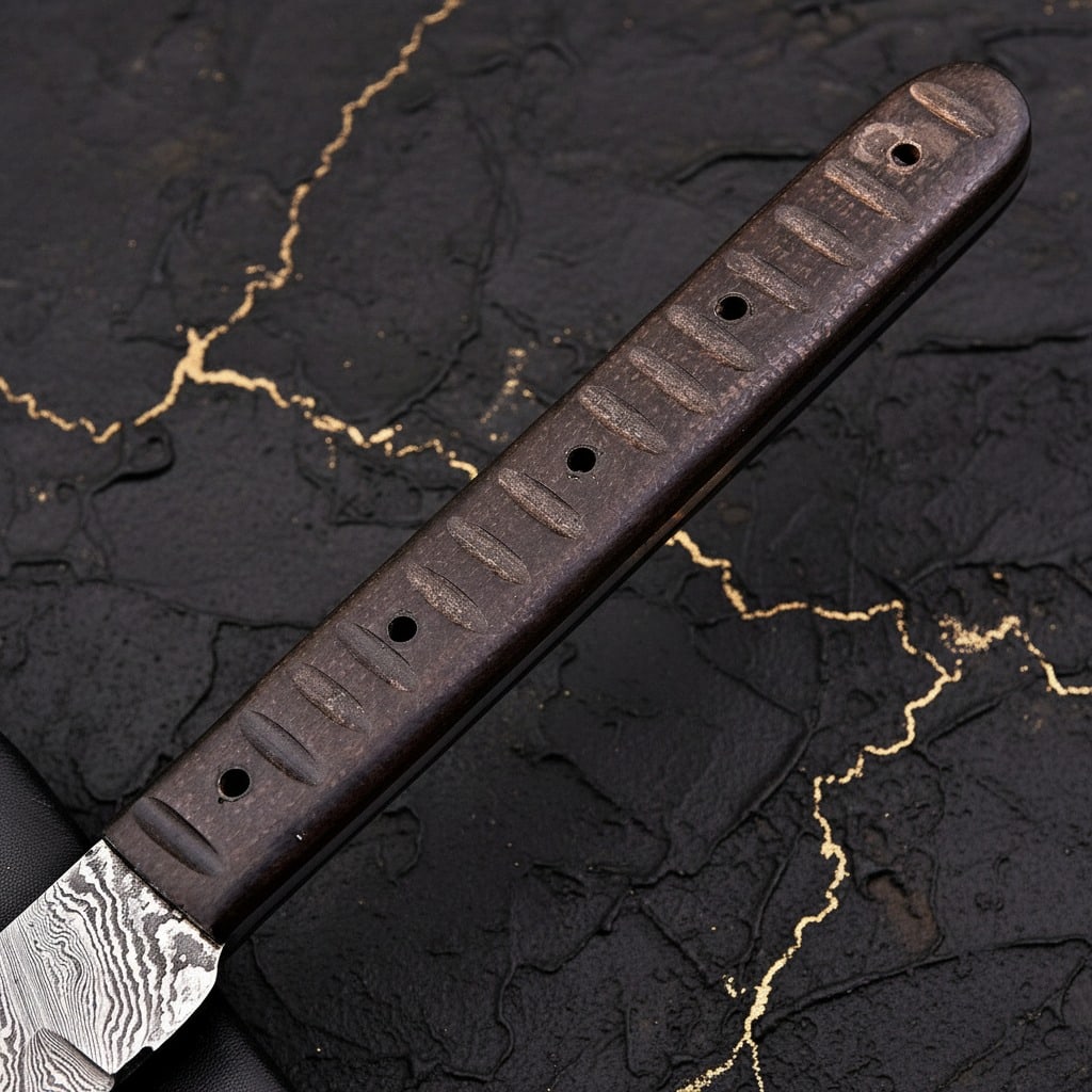 Hand Forged Damascus Steel Samurai Katana Custom Handmade Sharp Blade - 3