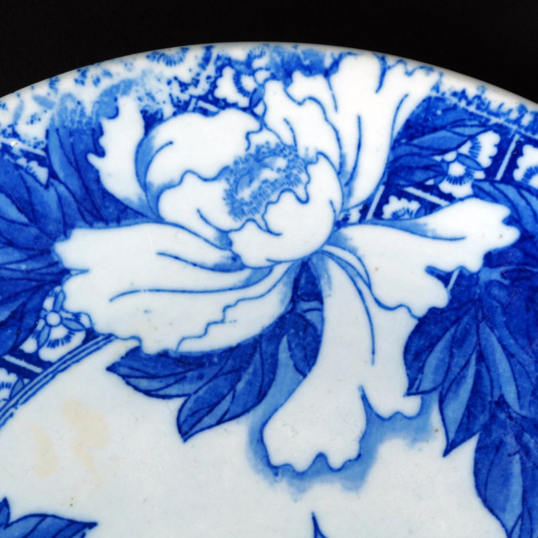 Japanese Igezara Transferware Charger c 1900 - 4