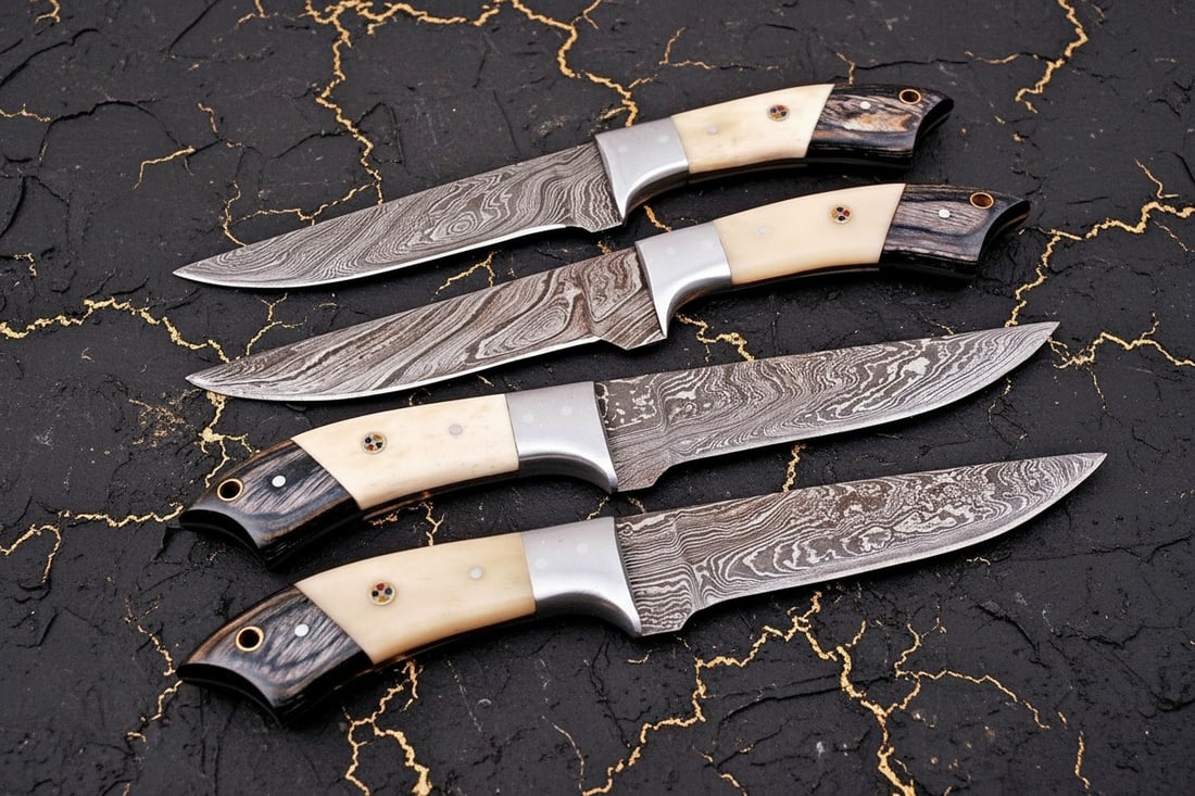 Hand Forged Damascus Steel Chef Knife Kitchen Steak Cutlery Custom Handmade - 5