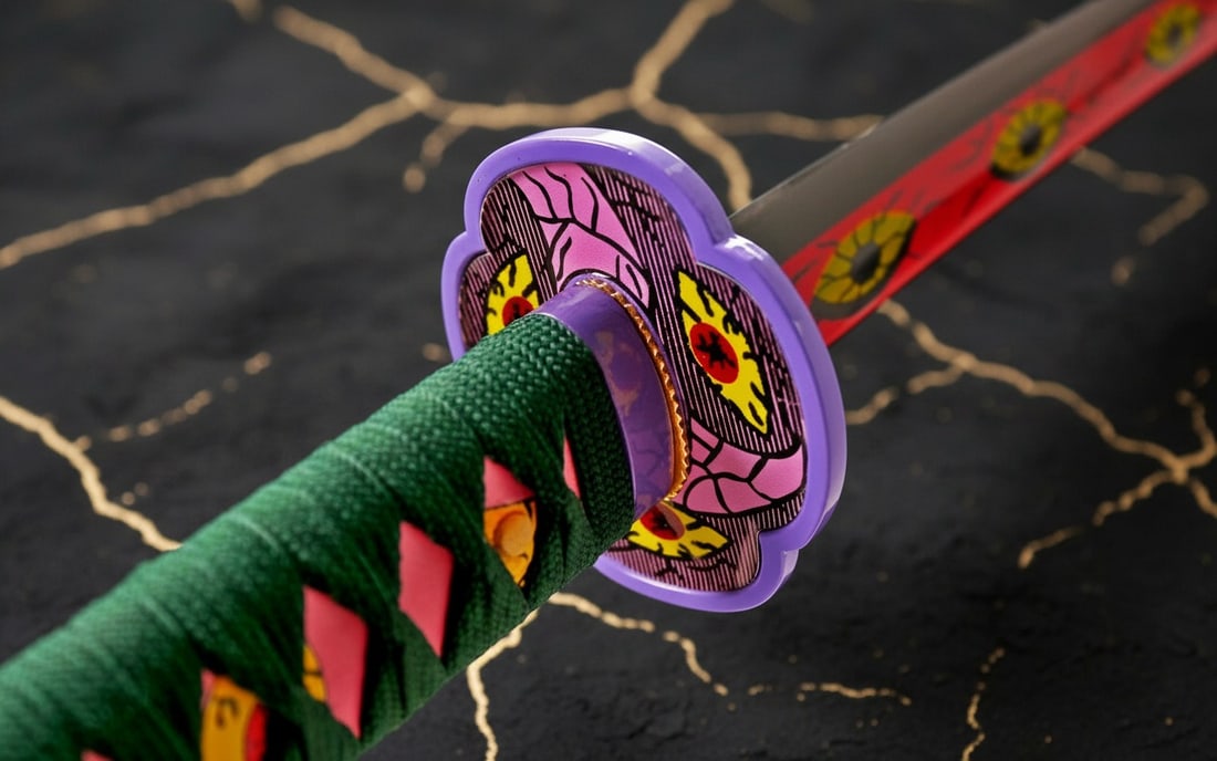Hand-Forged 1060 Steel Anime Samurai Katana Sharp Demon Slayer Blade - 5