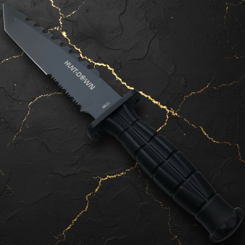 12" Fixed Blade Survival Bowie Knife Combat Tactical Tool with Sheath - 3