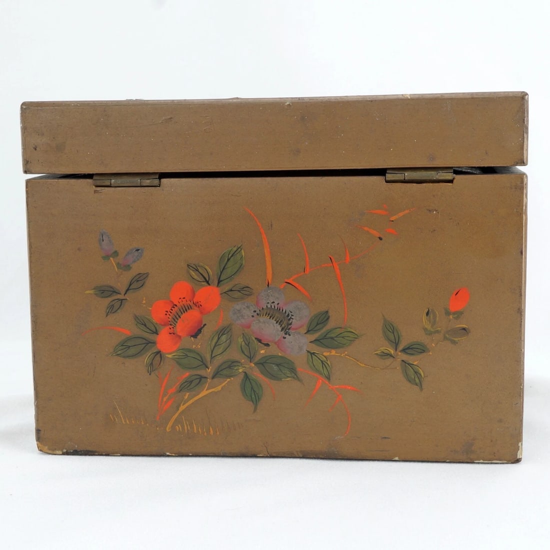 Chinese Canton TACH HEE Tea Caddy c 1920 - 9