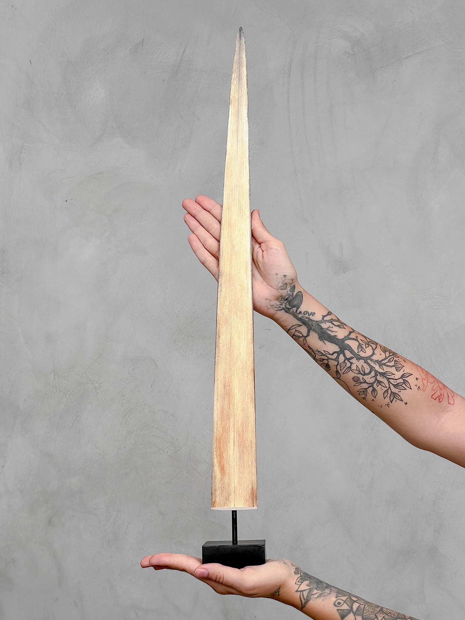 Swordfish tusk with stand - 2