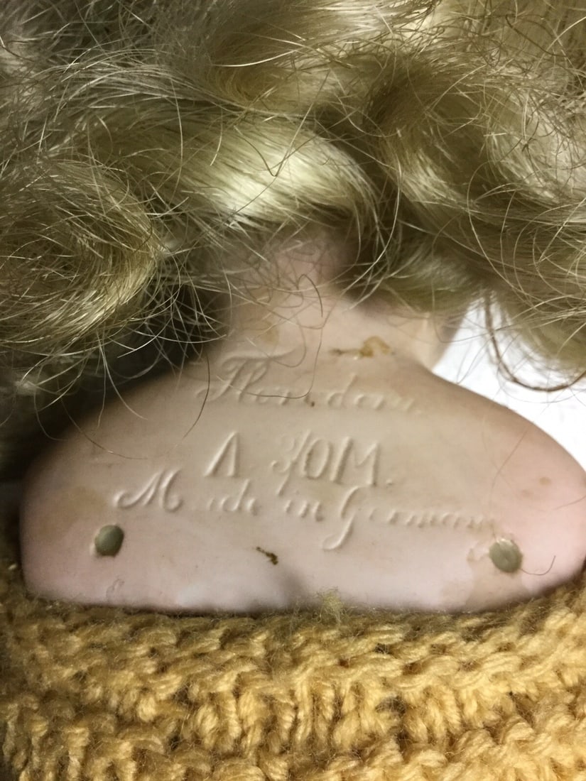 Antique German Floradora Bisque Socket Head Doll Character Toy - 2