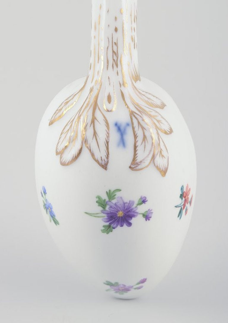Meissen, Germany. Large antique porcelain spoon. 19th century. - 7