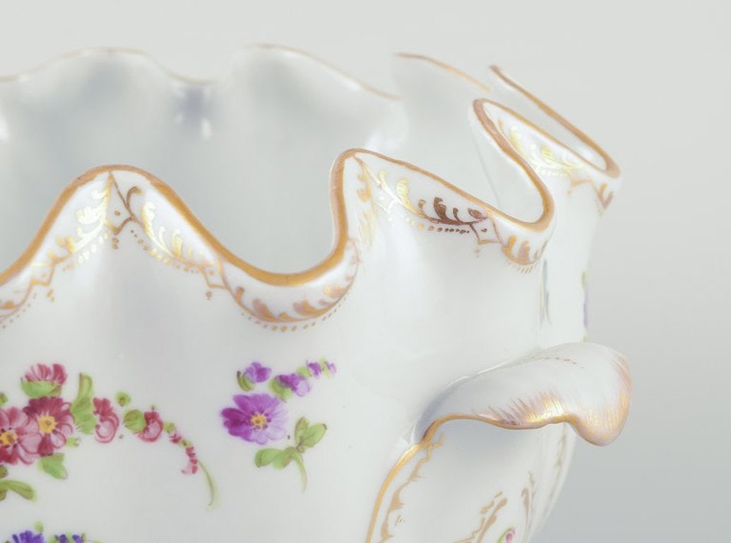Richard Klemm, Dresden, Germany. Glass cooler (monteith) of porcelain. Circa 1930s. - 5