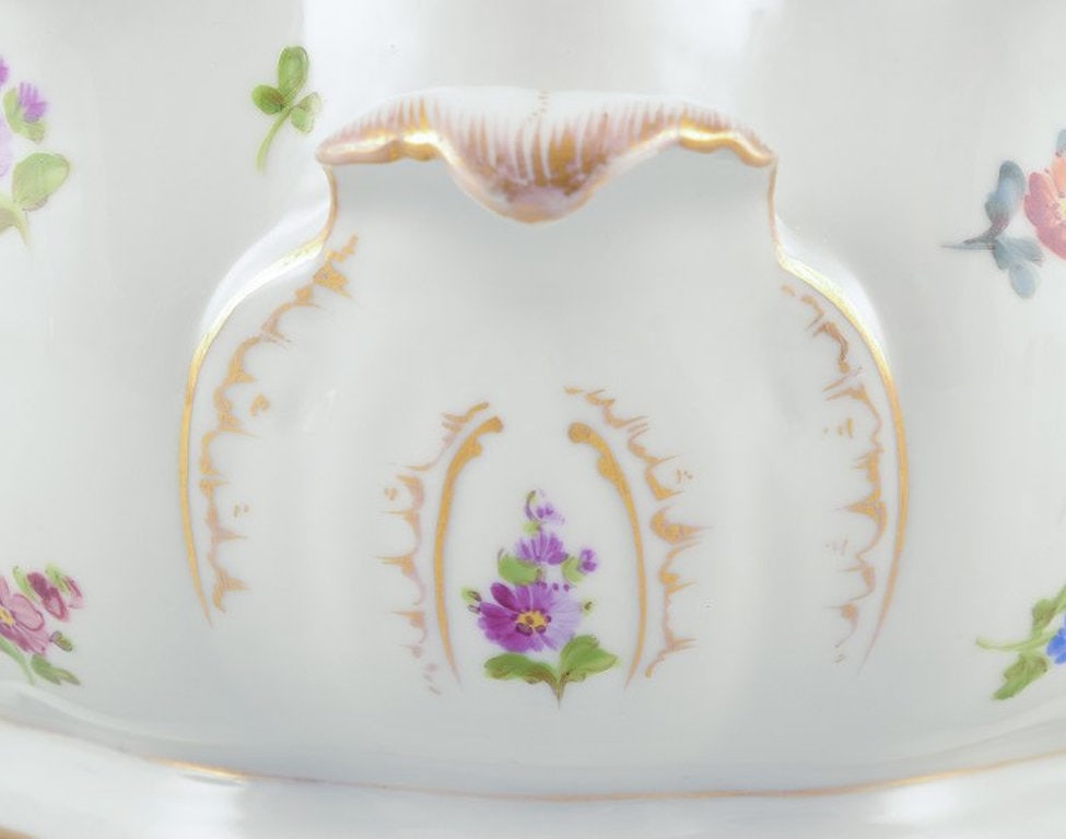 Richard Klemm, Dresden, Germany. Glass cooler (monteith) of porcelain. Circa 1930s. - 8