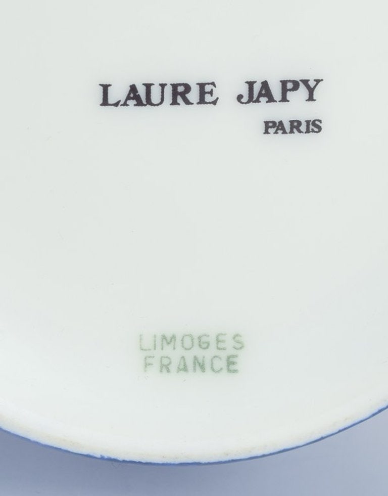 Limoges / Laure Japy, Paris. Six coffee cups and a sugar bowl in porcelain. 1994-1997. - 4