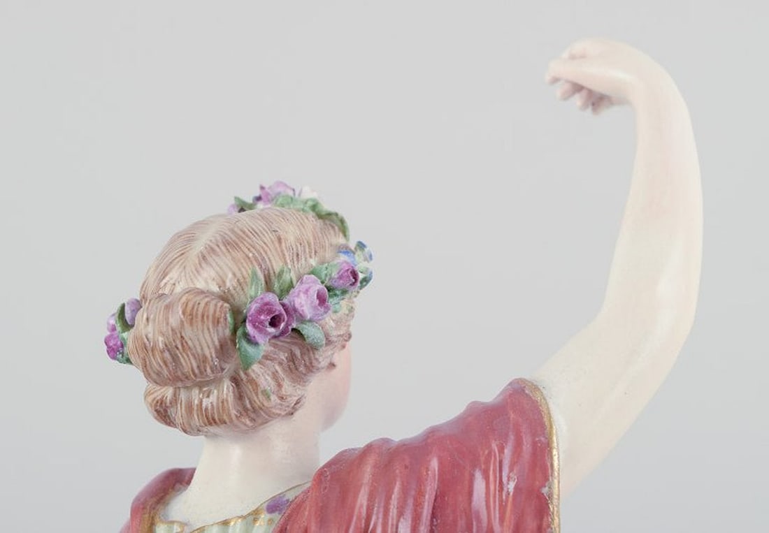 Meissen, Germany. Porcelain figure of flora. Late 1800s. - 4