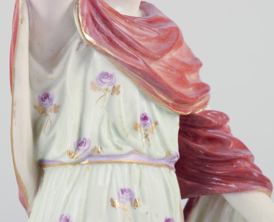 Meissen, Germany. Porcelain figure of flora. Late 1800s. - 5