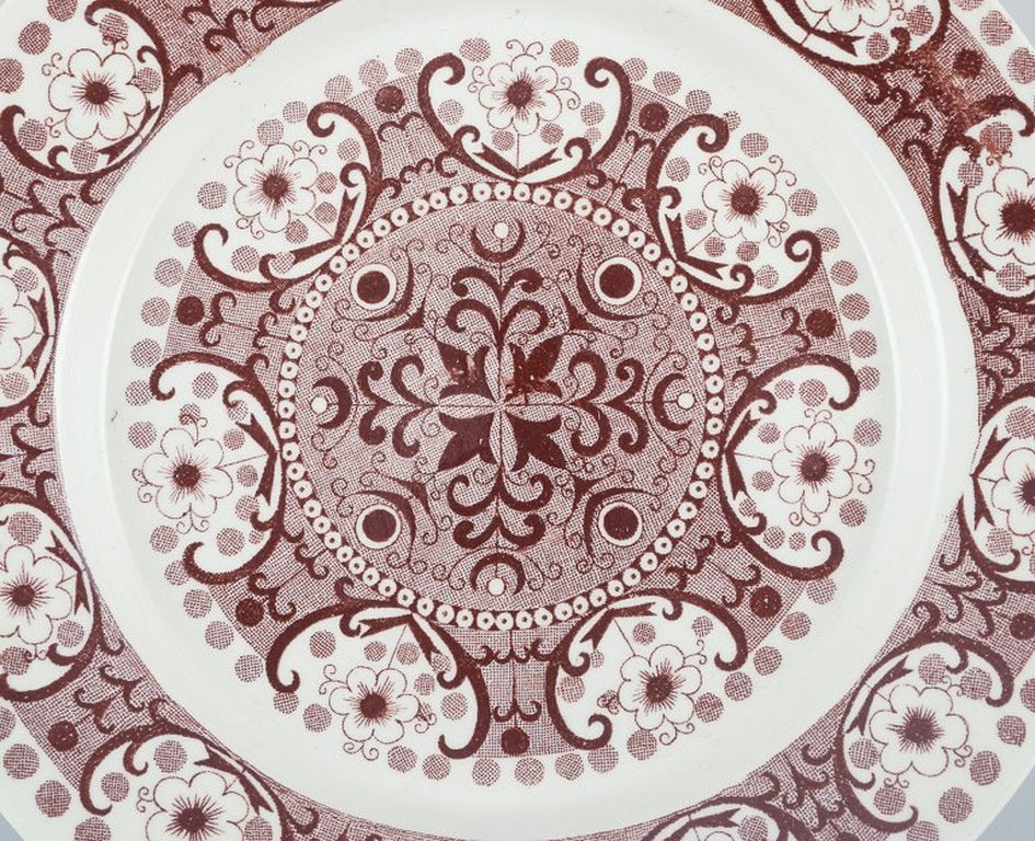 Raija Uosikkinen for Arabia, Finland. A set of twelve 'Ali' faience plates. Circa 1960. - 3