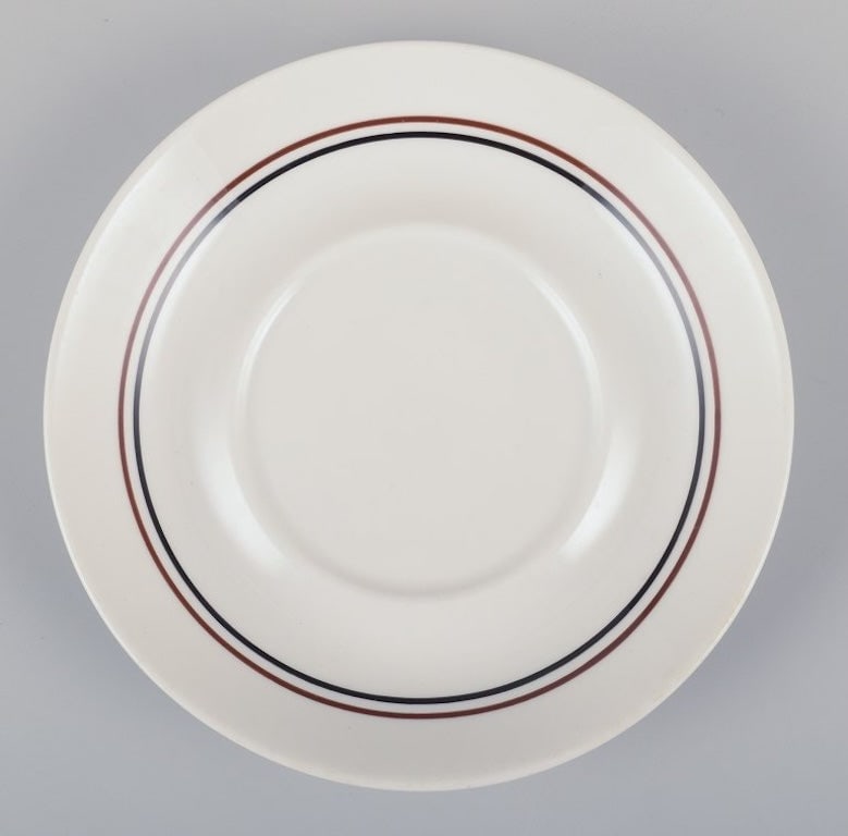 Rorstrand, Sweden. Coffee service in glazed porcelain consisting of four coffee cups, four saucers, - 7