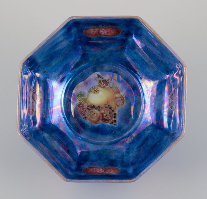 Rosenthal, Germany. Octagonal porcelain bowl with glossy luster glaze. 1930s/40s. - 3