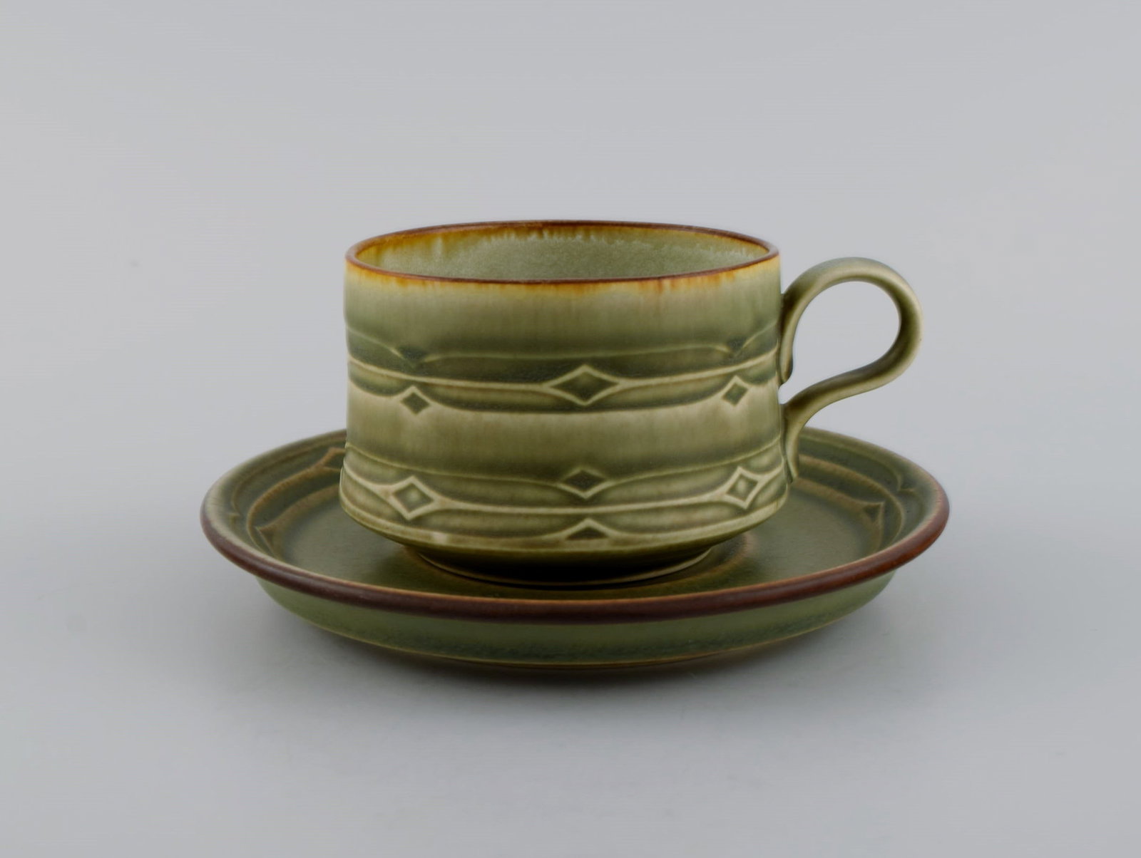 Jens H. Quistgaard (1919-2008) for Bing & Grøndahl. Rune coffee service in glazed stoneware for - 2