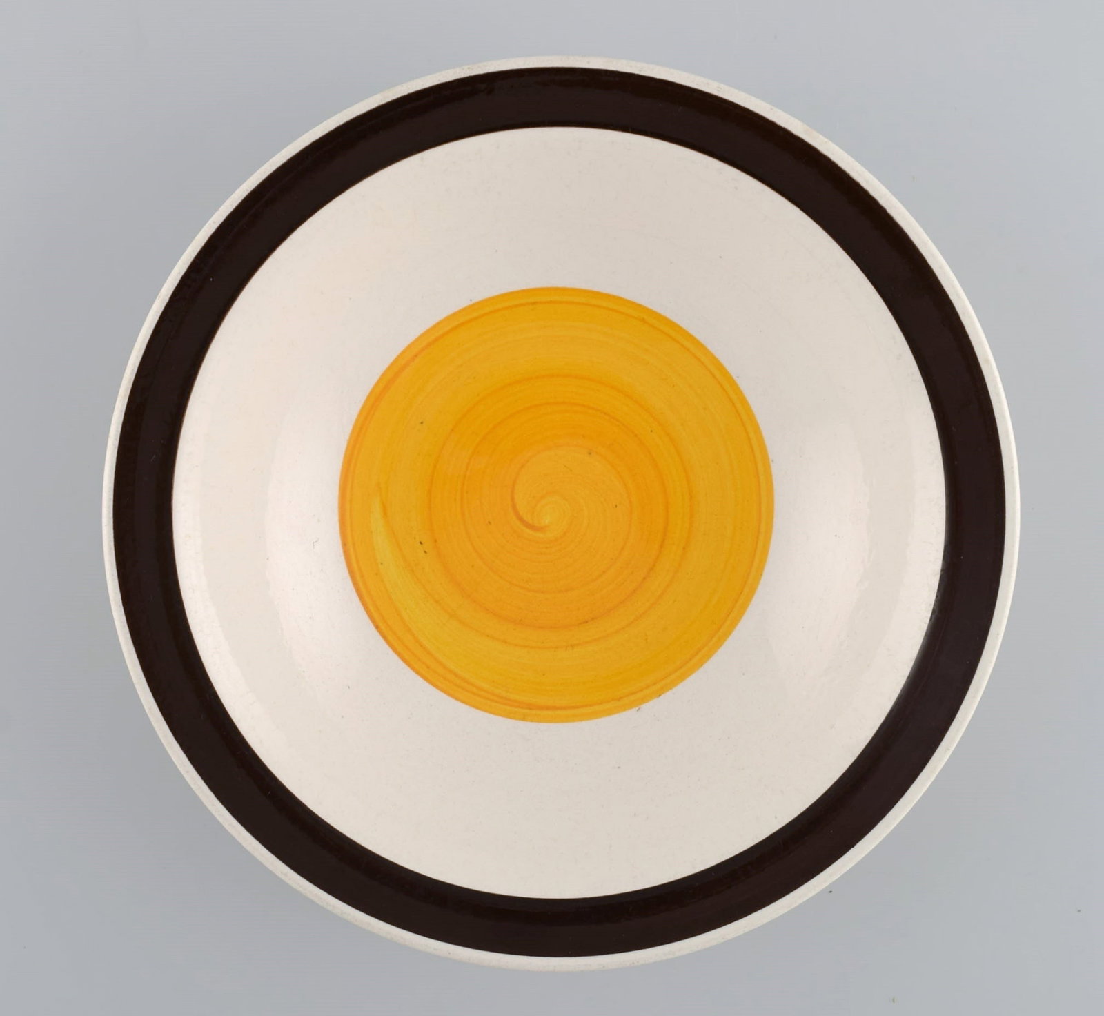 Carl Harry Stålhane (1920-1990) for Rorstrand. Four deep Sologa plates in hand-painted and - 2
