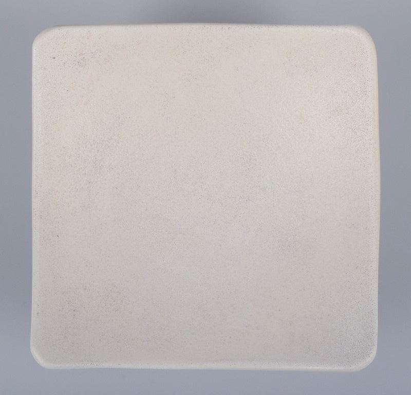 Suzanne RamiÃ© for Atelier Madoura, France. Ceramic square bowl. Mid-20th C. - 3