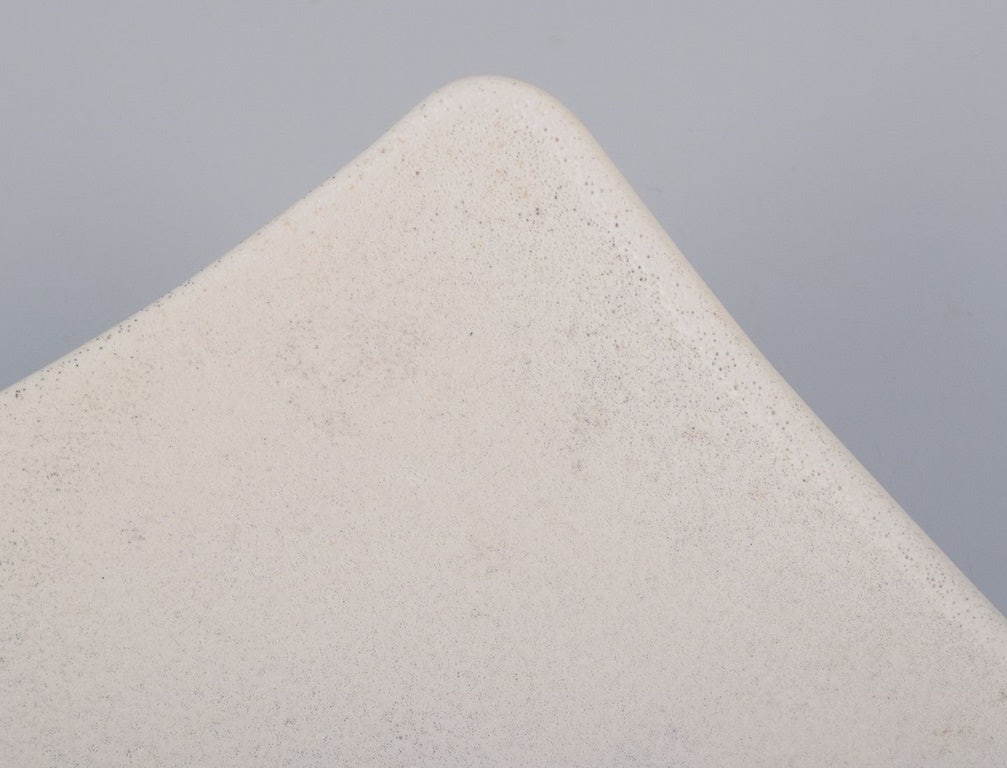Suzanne RamiÃ© for Atelier Madoura, France. Ceramic square bowl. Mid-20th C. - 4