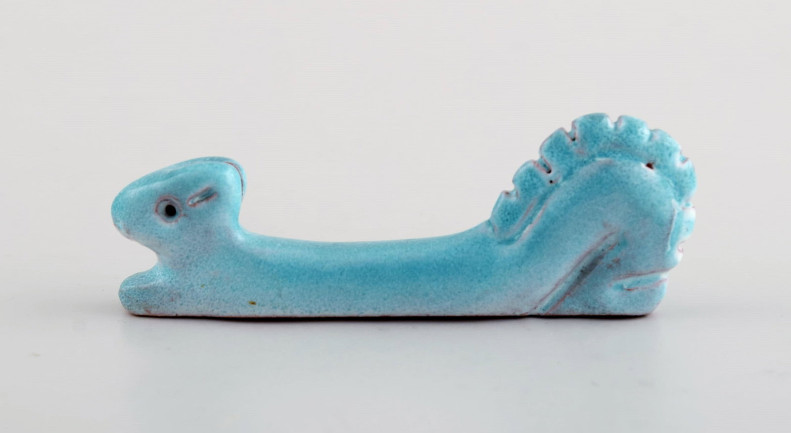 Walter Bosse (1904-1979). Eight unique knife rests in glazed ceramics. Mid-20th century. - 4