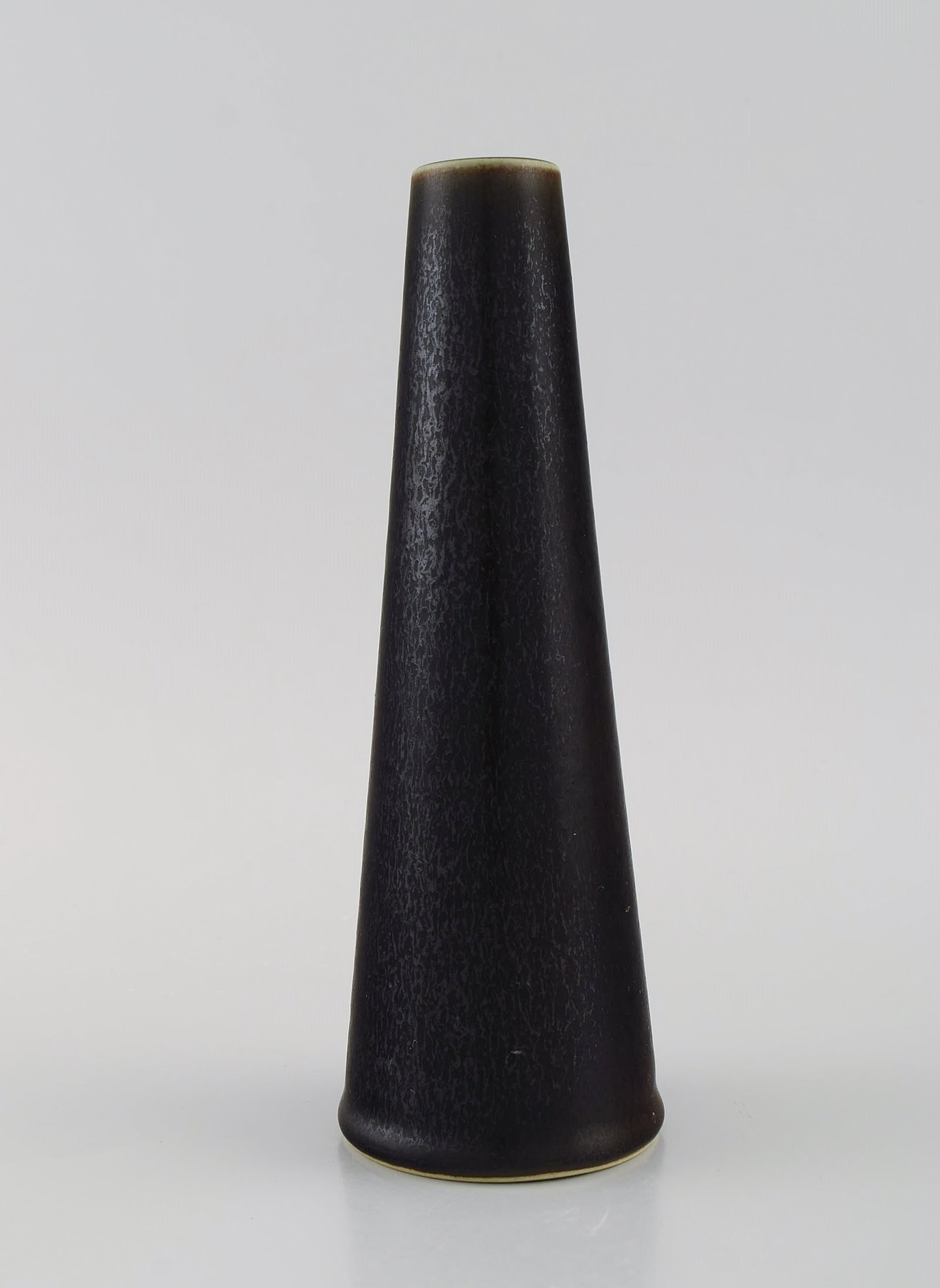 Carl Harry Stålhane (1920-1990) for Rorstrand. Cone-shaped vase in glazed ceramics. Beautiful - 2
