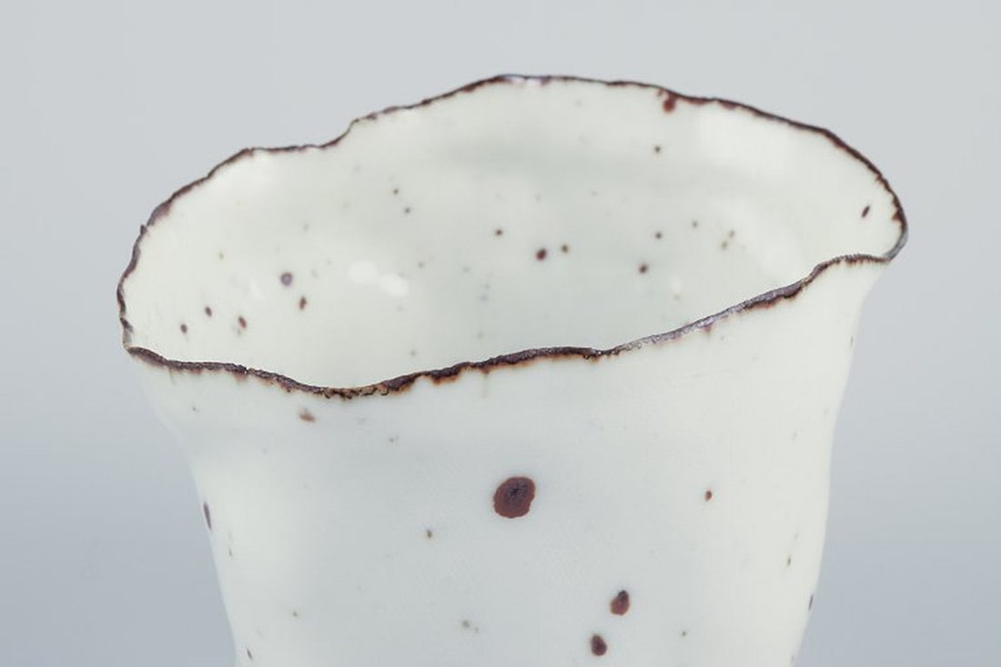 Royal Copenhagen. Unique ceramic vase. Ca. 1980s - 3