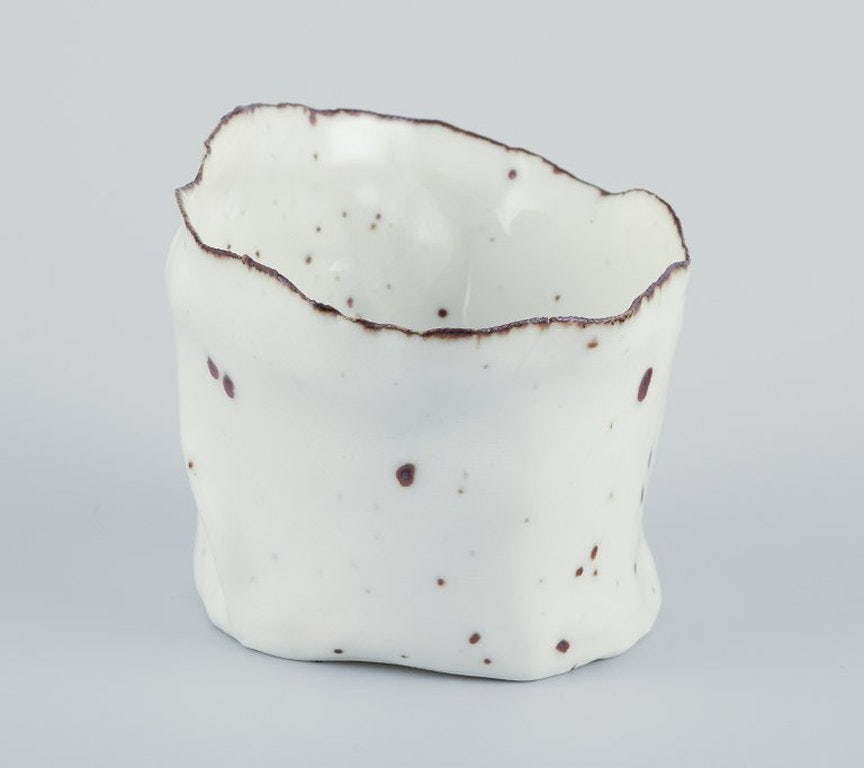 Royal Copenhagen. Unique ceramic vase. Ca. 1980s - 4