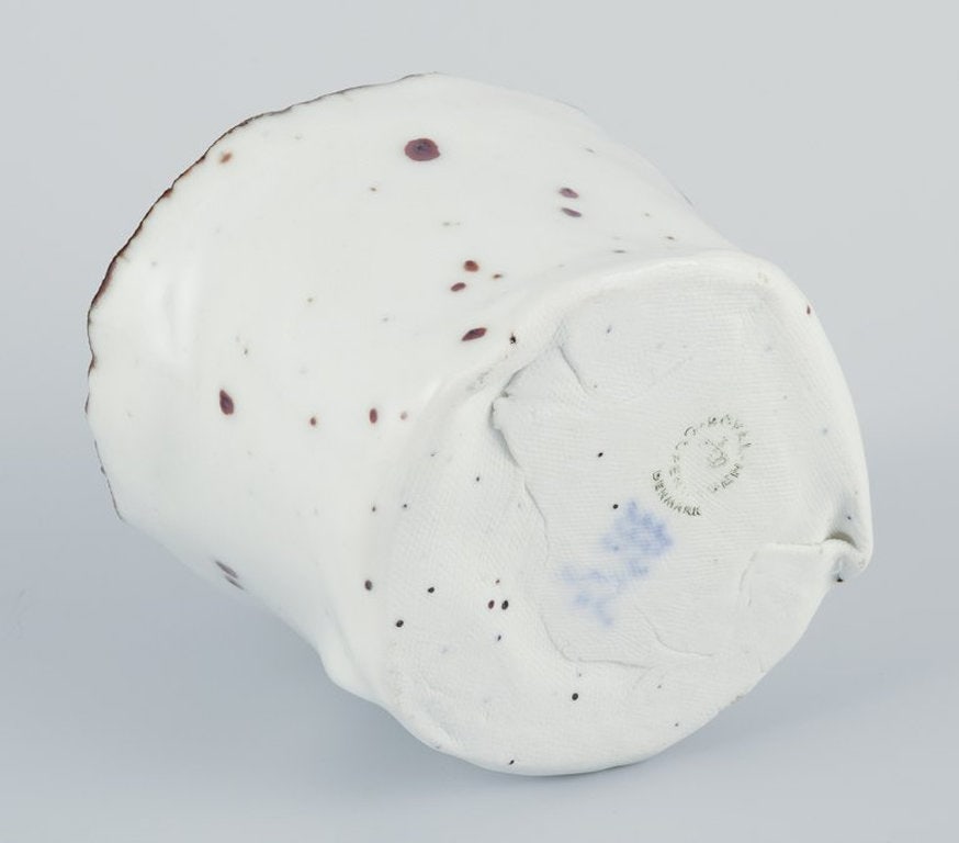 Royal Copenhagen. Unique ceramic vase. Ca. 1980s - 7