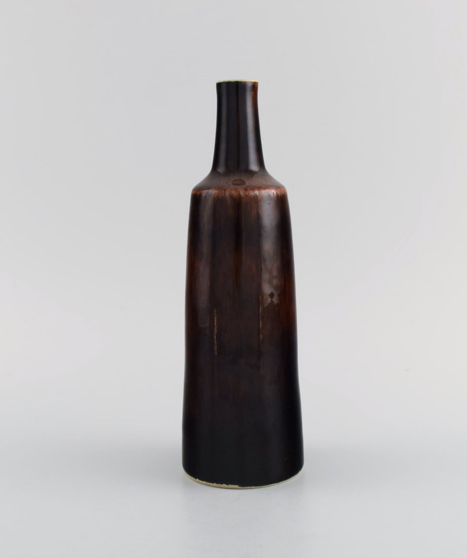 Carl Harry Stålhane (1920-1990) for Rorstrand. Bottle-shaped vase in glazed ceramics. Beautiful - 2