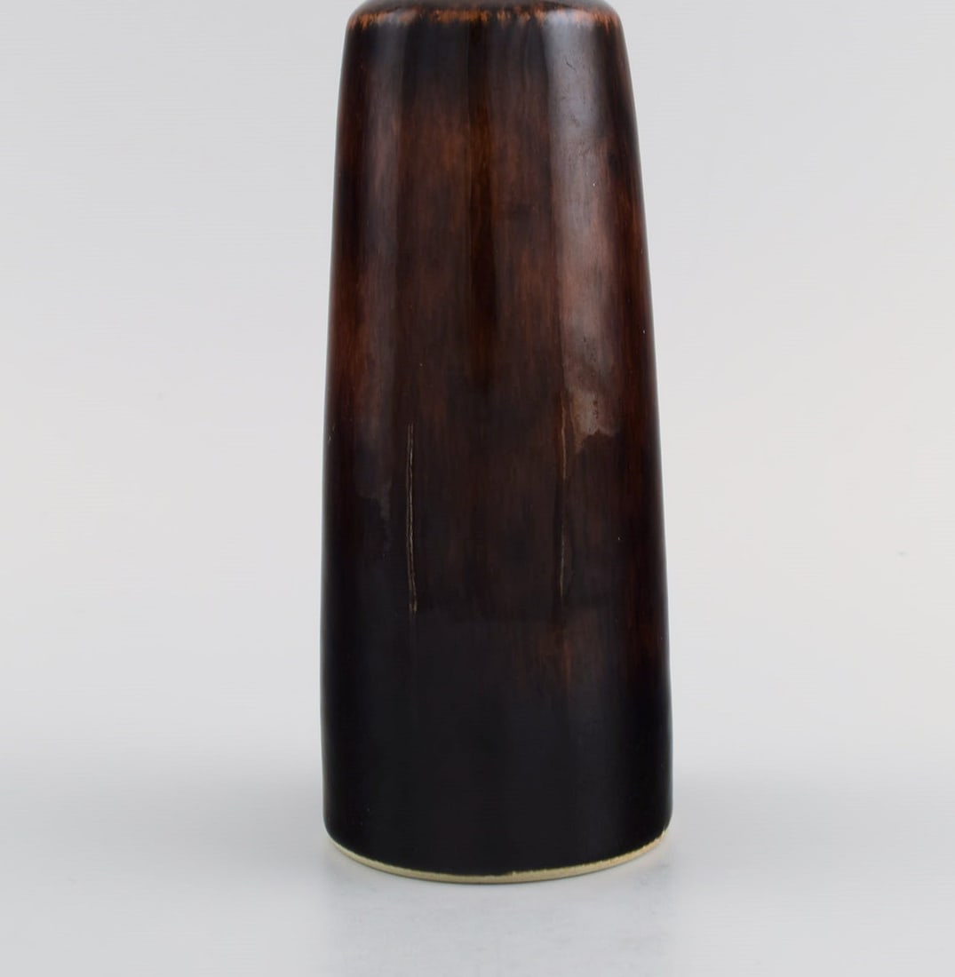 Carl Harry Stålhane (1920-1990) for Rorstrand. Bottle-shaped vase in glazed ceramics. Beautiful - 5