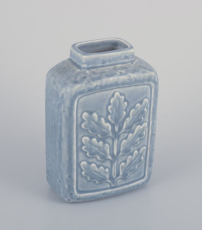 Rorstrand, Sweden. Large pitcher/vase and a smaller vase in ceramic. Branches with relief leaves. - 3