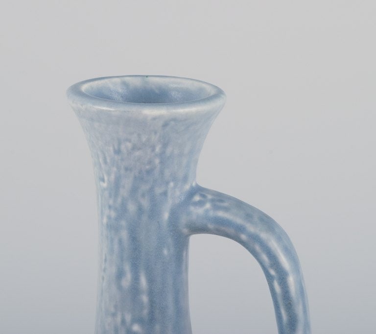 Rorstrand, Sweden. Large pitcher/vase and a smaller vase in ceramic. Branches with relief leaves. - 6