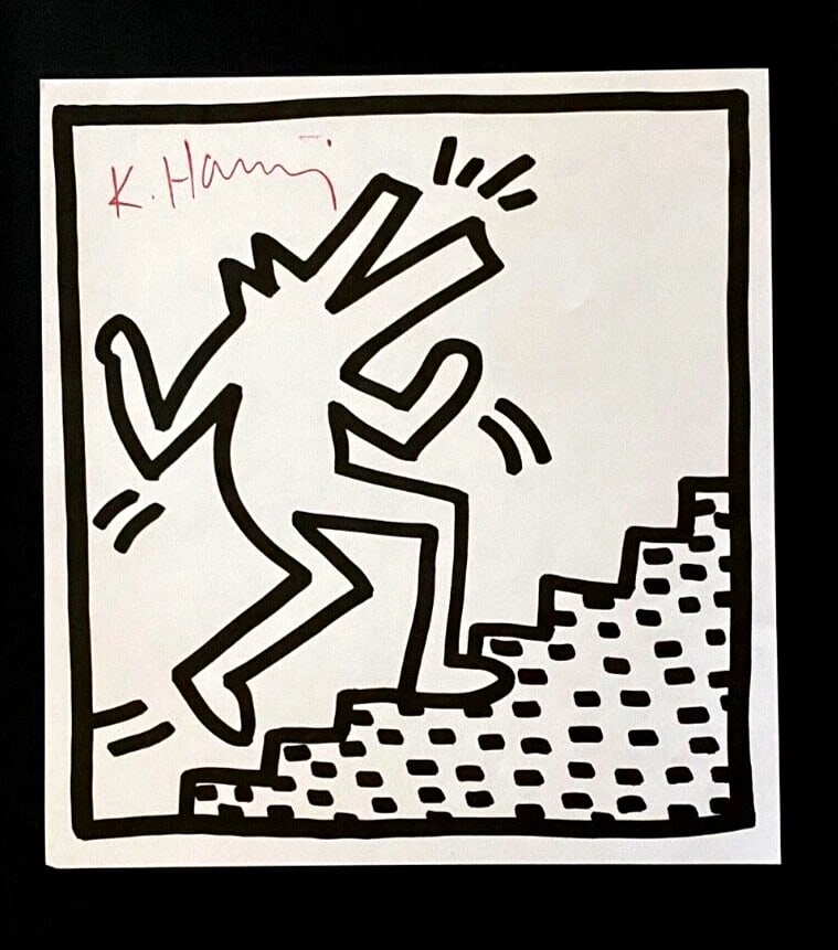 Keith Haring | Iconic Print Signed Collector Piece Framed ONLY 1 LEFT - 2