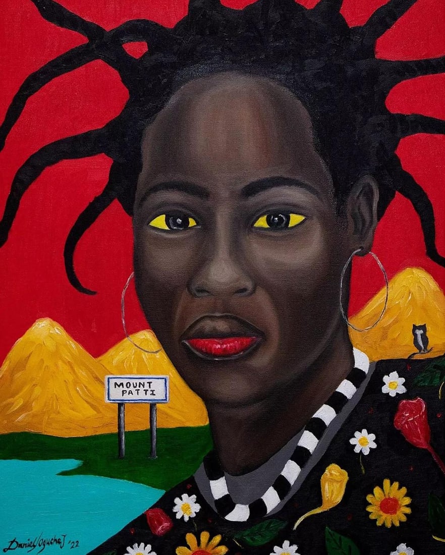 Daniel Oguche Junior, Girl On A Hill, 2022 - 4