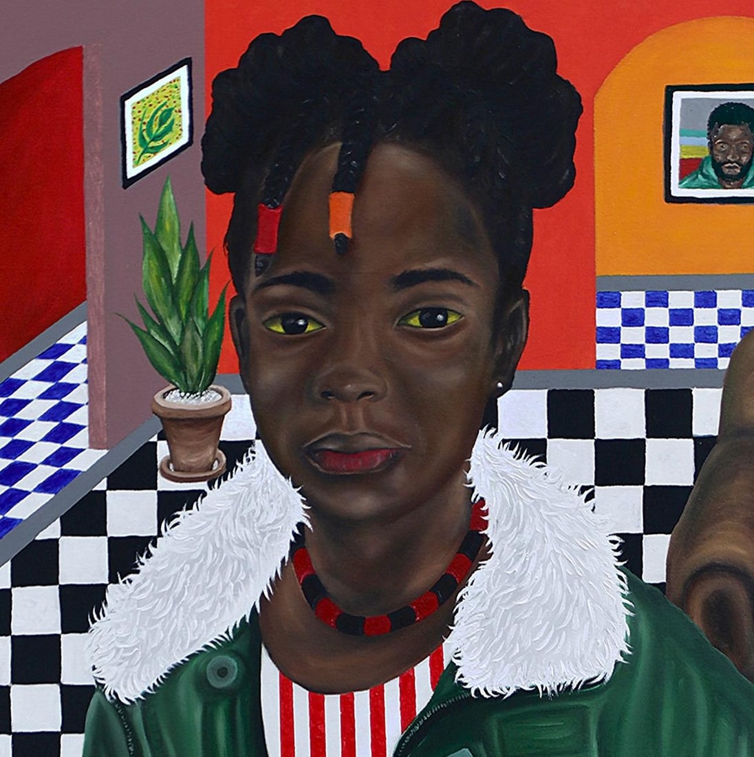 Daniel Oguche Junior, Girl in Green, 2023 - 3