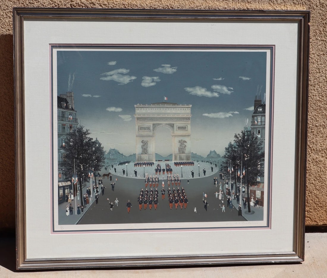 Michel Delacroix Lithograph Arc de Triomphe S/N Edition of 200 Compare at $1500 - 2