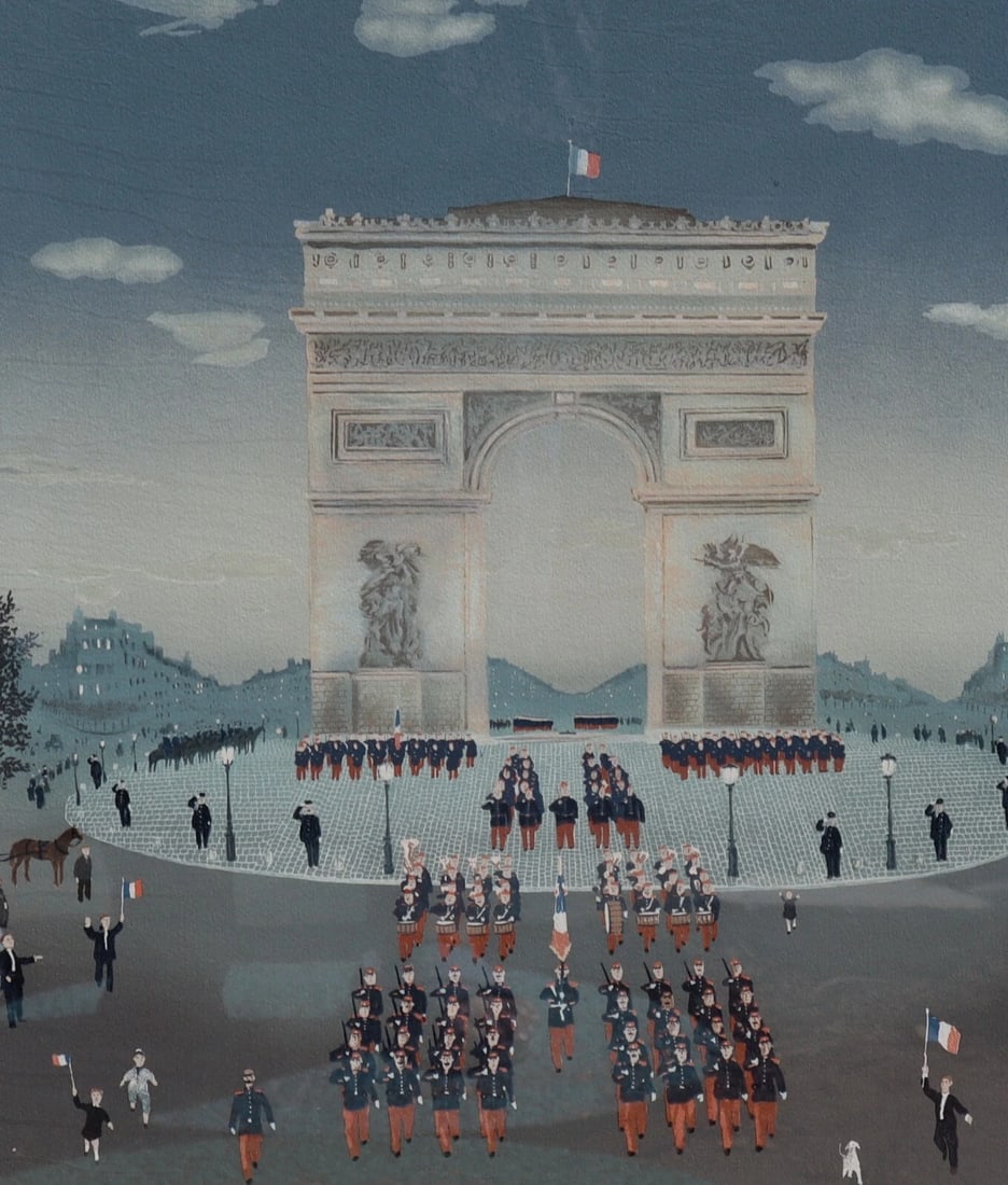 Michel Delacroix Lithograph Arc de Triomphe S/N Edition of 200 Compare at $1500 - 4