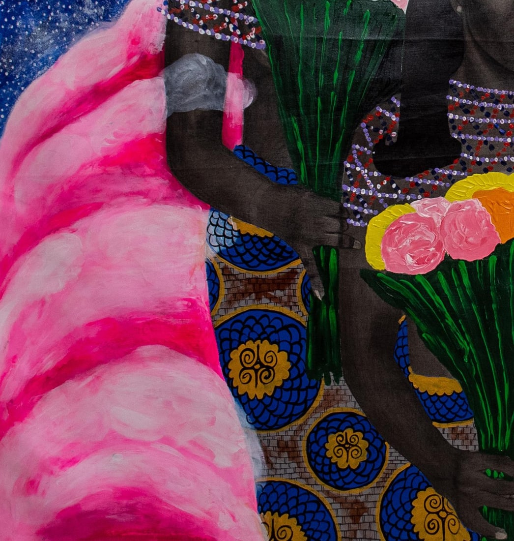 Paul Ayihawu, Beflowered I, 2022 - 2