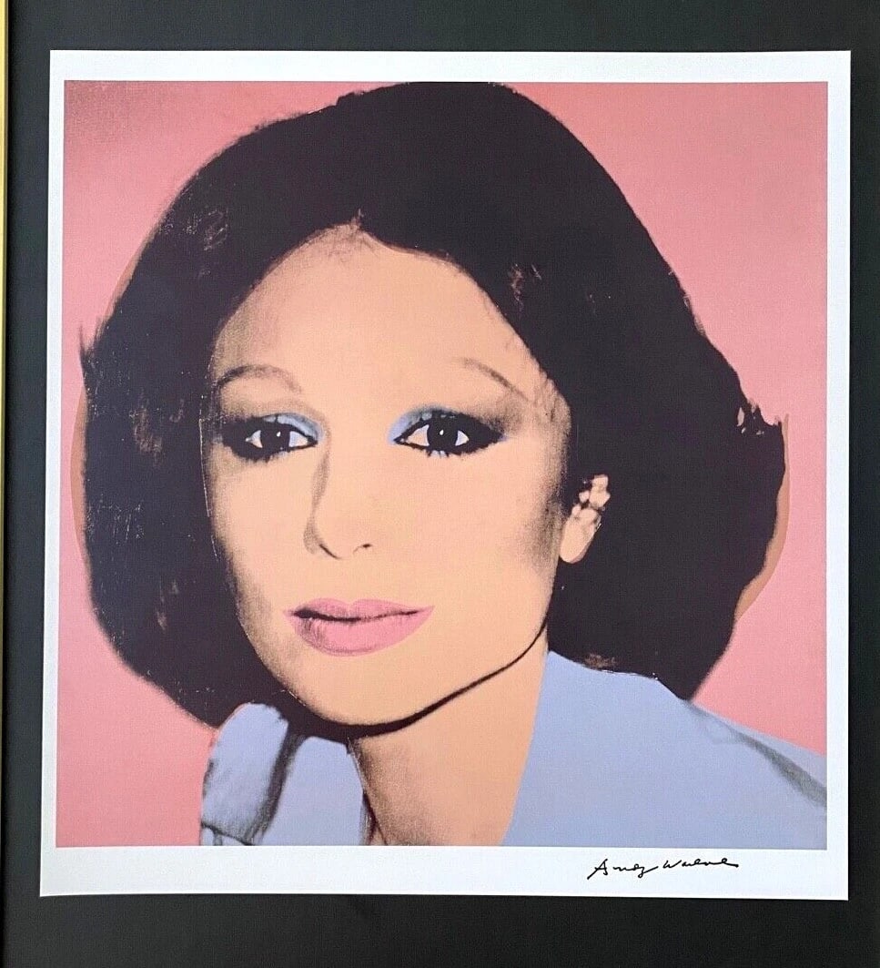 ANDY WARHOL | FARAH DIBA ICONIC VINTAGE PRINT - SIGNED & FRAMED! - 2